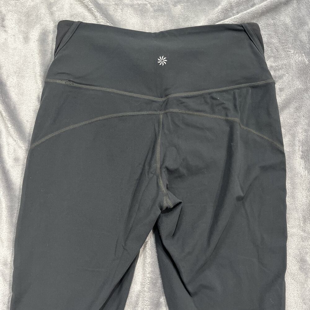ATHLETA High Rise Peekaboo 7/8 Tight Leggings‎ Workout Yoga Pant Grey Sz MP - Picture 8 of 10